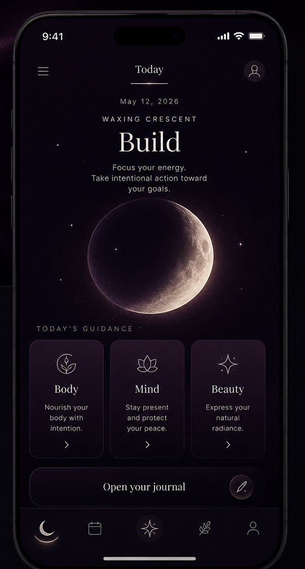 Lunevia mobile app preview